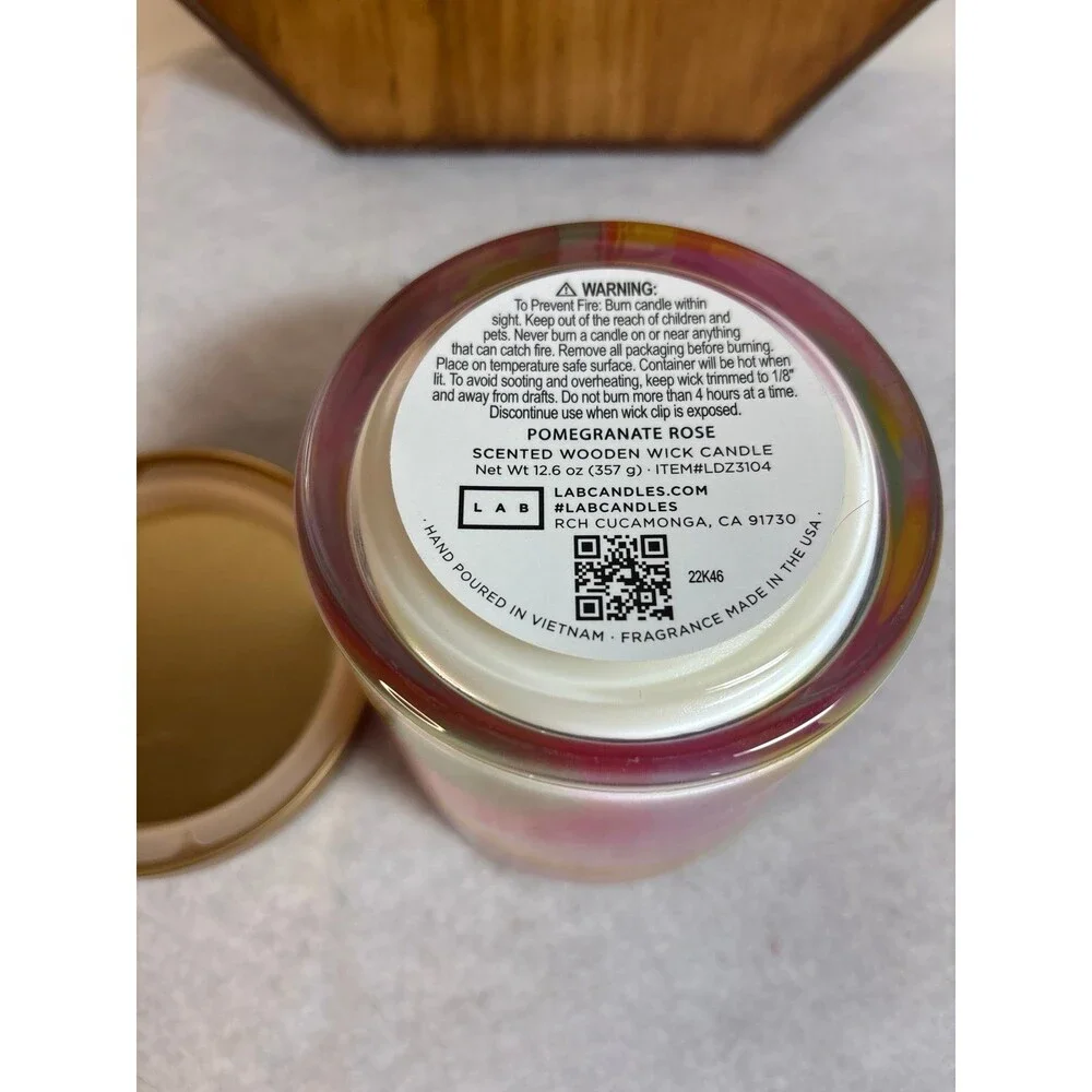 LAB Candle - POMEGRANATE ROSE SCENT